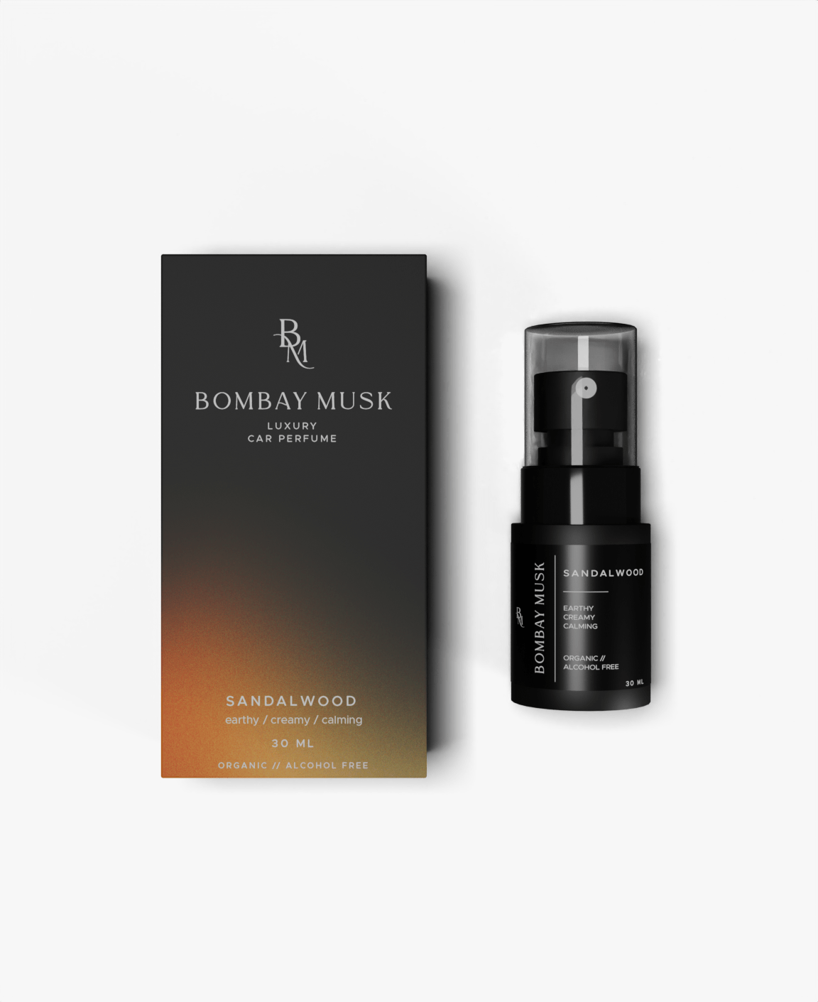 Sandalwood Vegan Car Perfume – Bombay Musk™